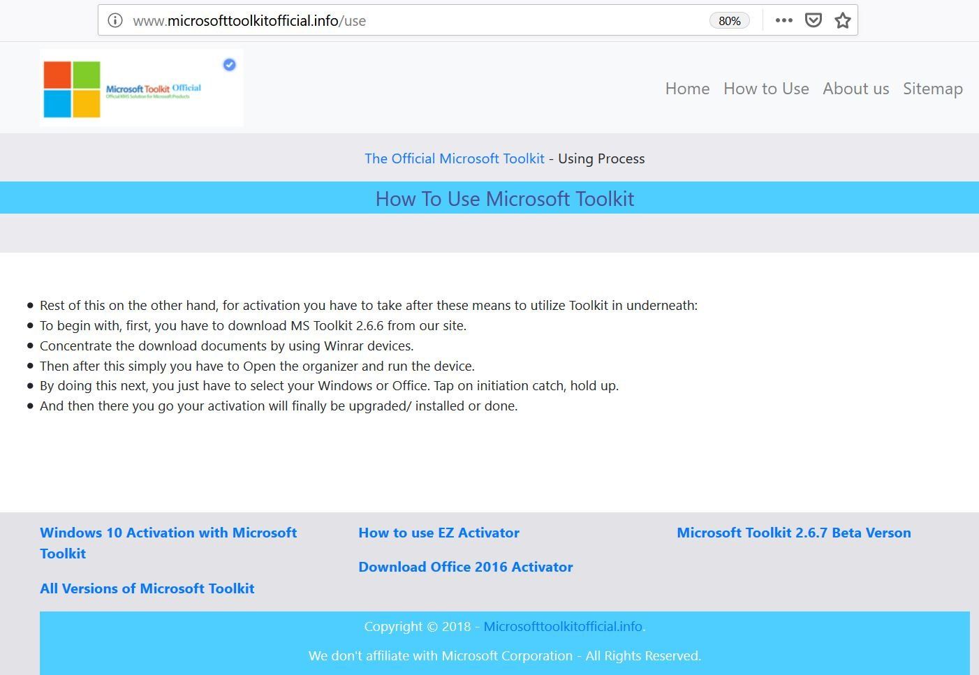 Salah satu situs crack yang disusupi installer ransomware Rumba