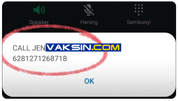 Gambar 1, Layanan Mobile Banking yang dieksploitasi penipu yang memalsukan diri seakan dari bank