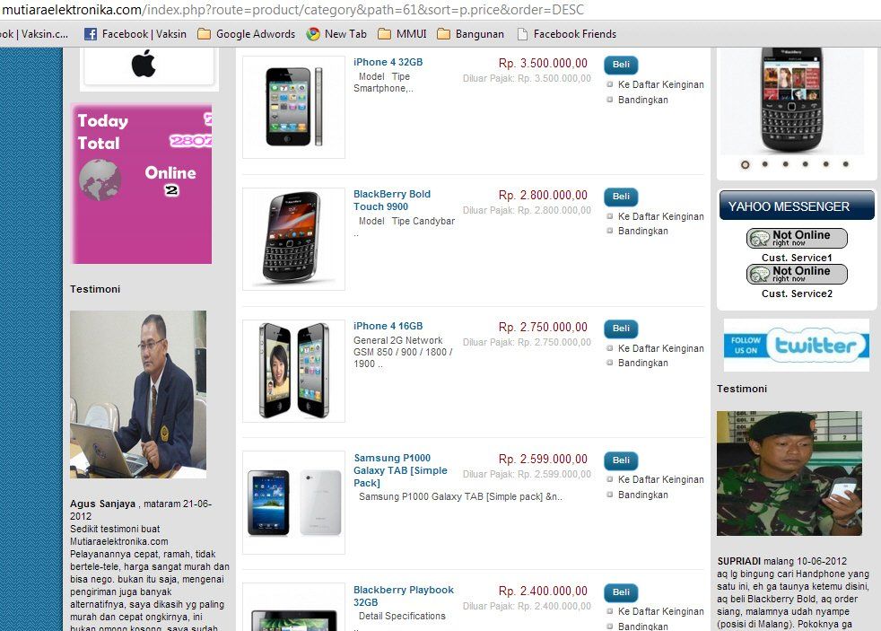 Pelaku toko online penipu yang diperkirakan bermetamorfosis menjadi produsen Hoax dan SARA