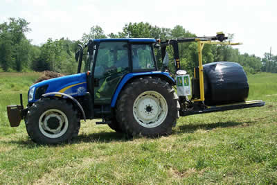 round bale wrapper