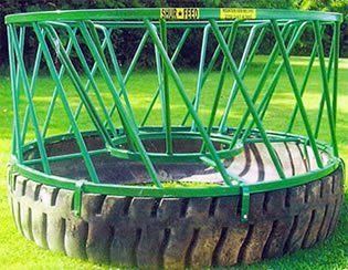 round bale wagon