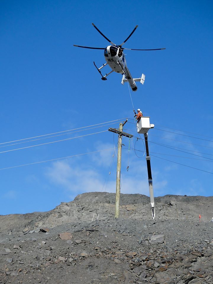 Precision Lifting and conductor stringing