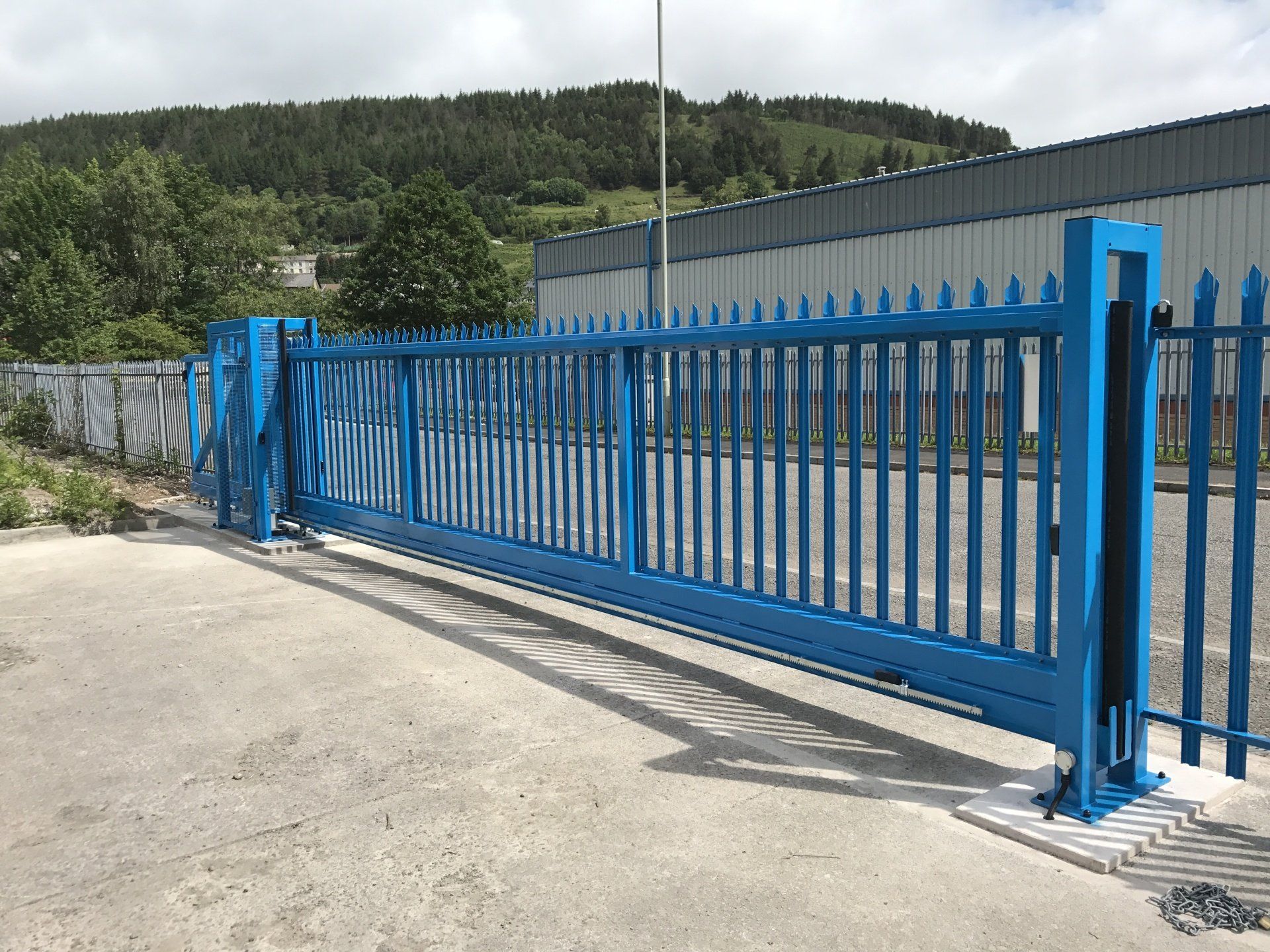 sliding security gate