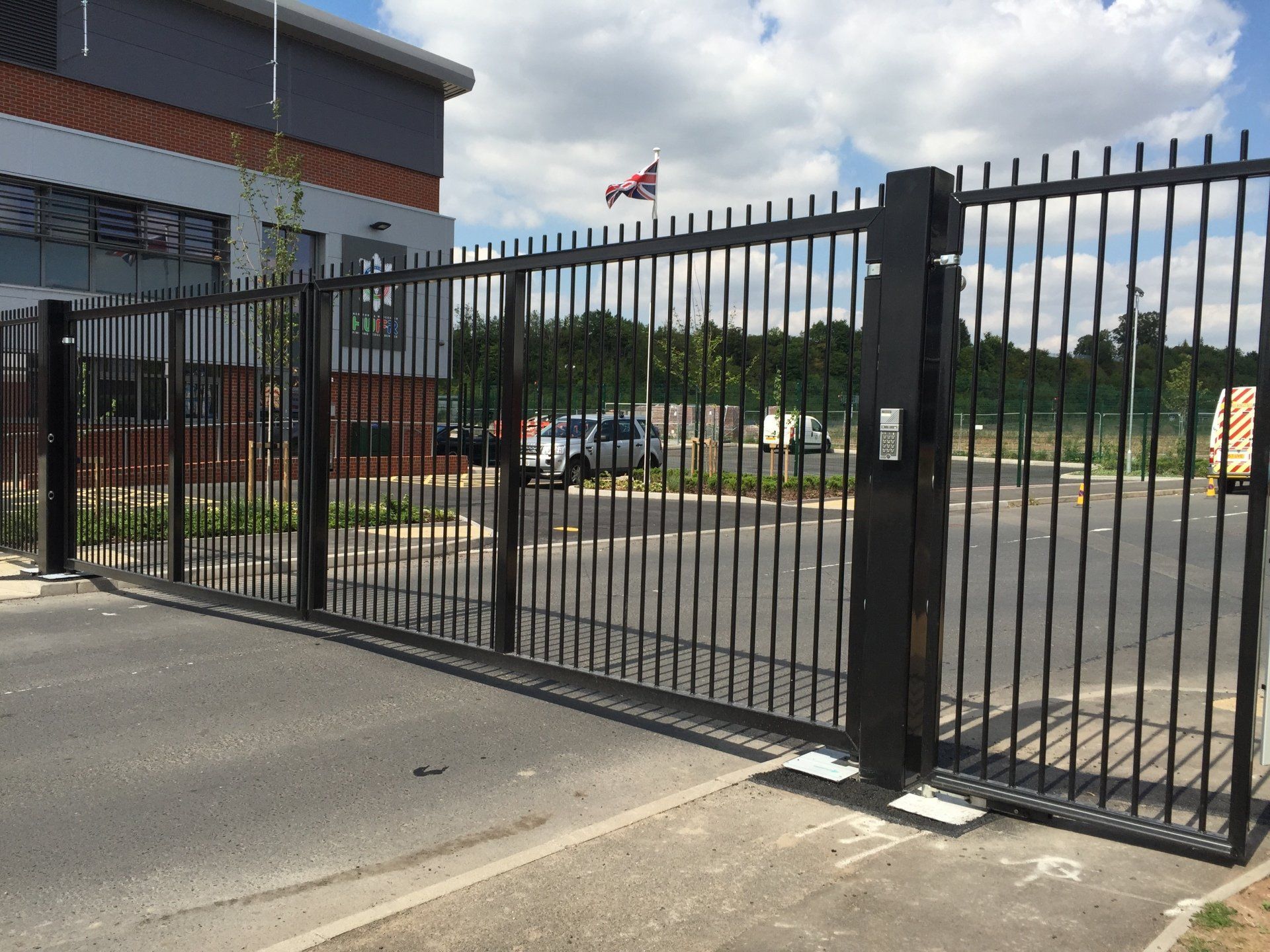 security gate for a commercial property