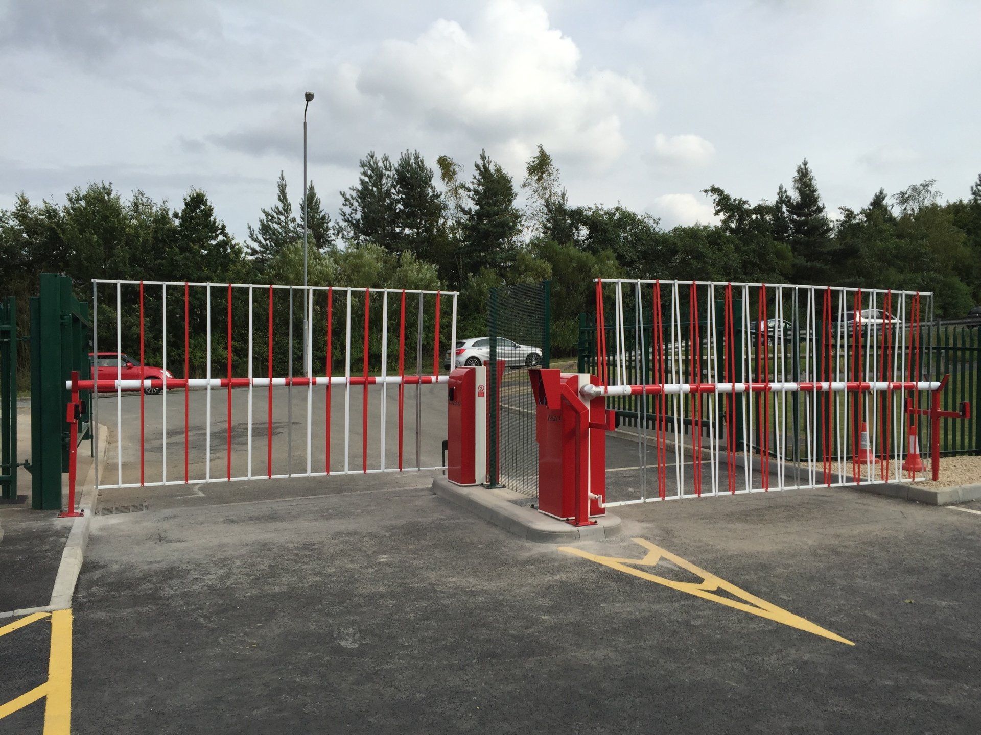 barrier installation for property security