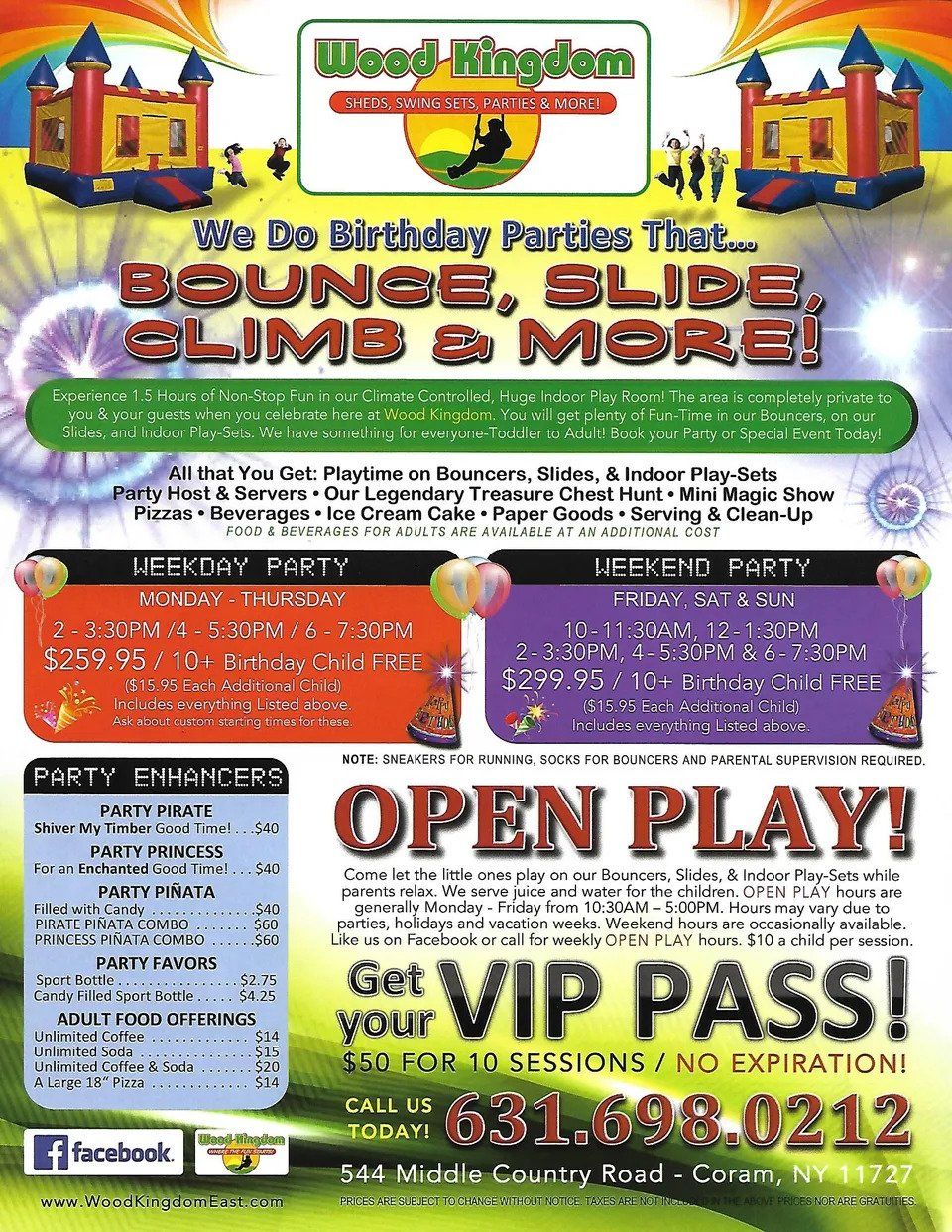 Birthday Parties | Wood Kingdom - Coram, NY Birthday Parties | Wood Kingdom - Coram, NY