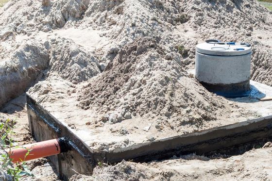 New Concrete Septic Tank — HP Excavating & Septic Cleaning — Moundsville, WV New Concrete Septic Tank — HP Excavating & Septic Cleaning — Moundsville, WV
