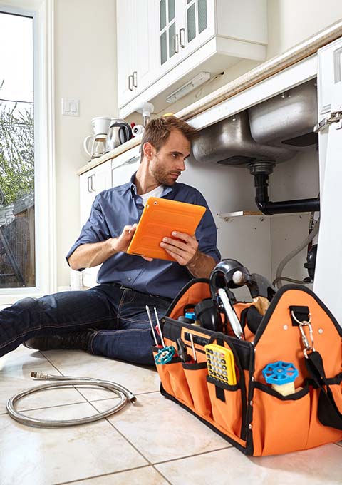 Plumber Inspecting the Pipes | Derry, NH | Derry Plumbing & Heating Plumber Inspecting the Pipes | Derry, NH | Derry Plumbing & Heating