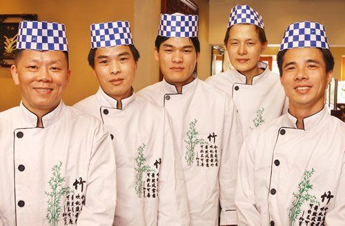 Chef and staff working for our restaurant in Washington