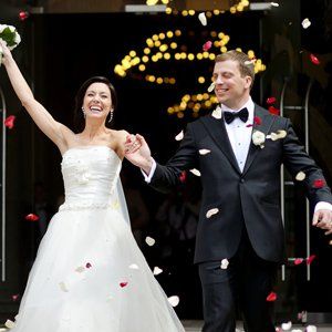 newly married couple
