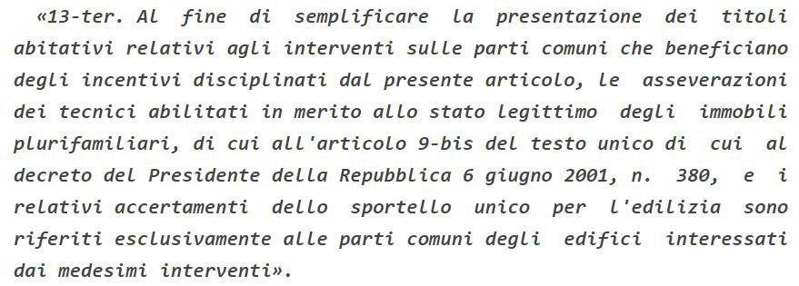 Verifica Urbanistica