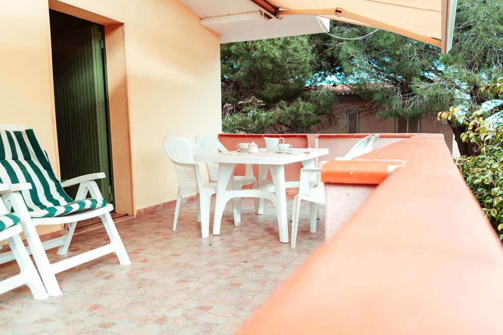terrazzo della casa