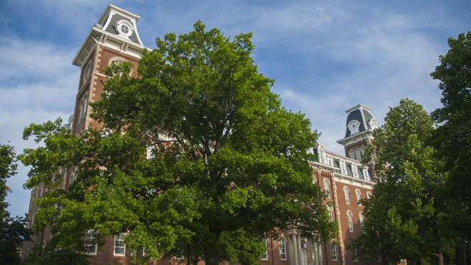 Old Main on the University of Arkansas Campus