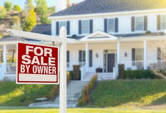 For Sale By Owner Real Estate Sign and House — Property Division in Los Angeles, CA For Sale By Owner Real Estate Sign and House — Property Division in Los Angeles, CA