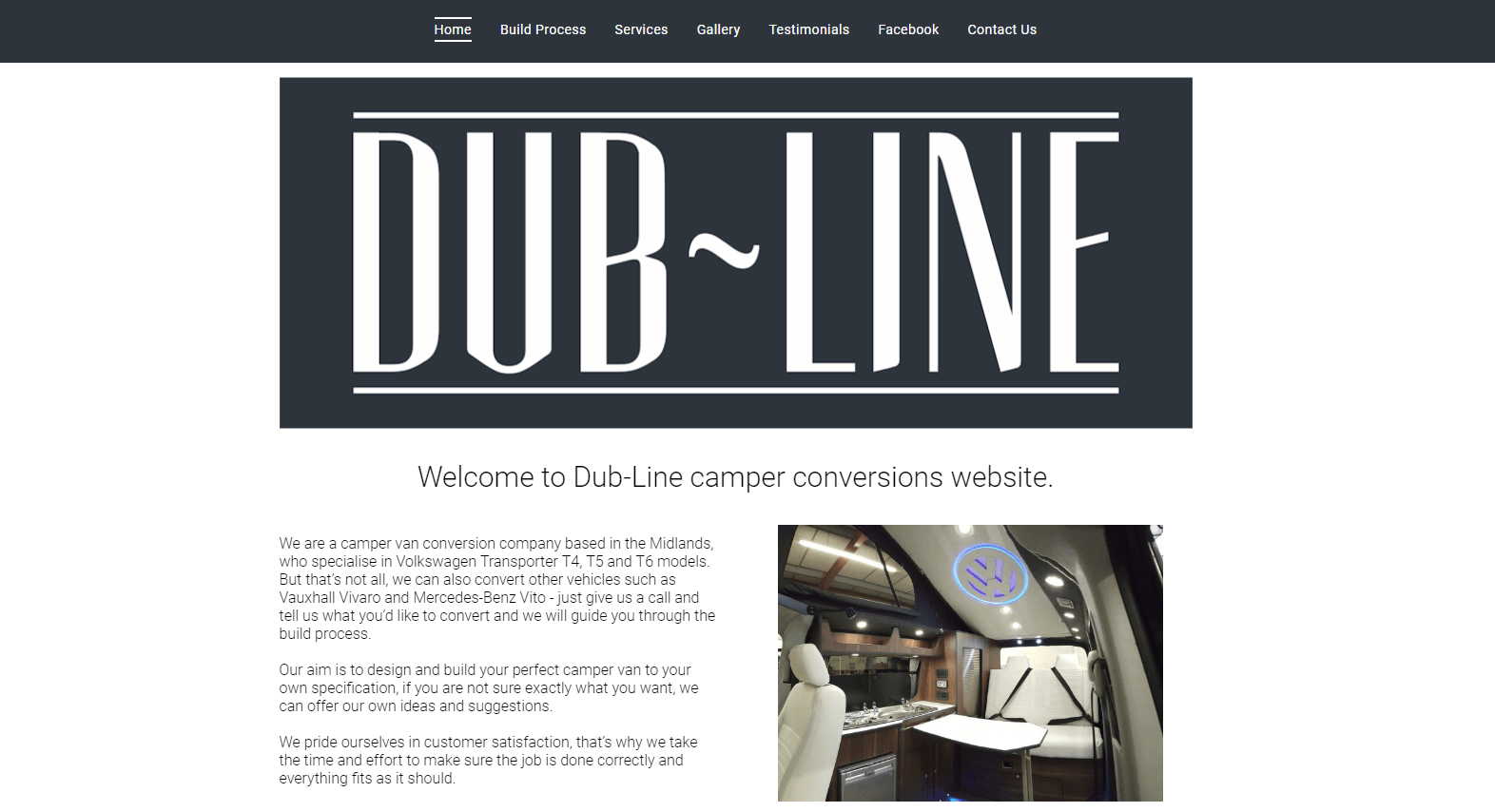 Daystar Campers website