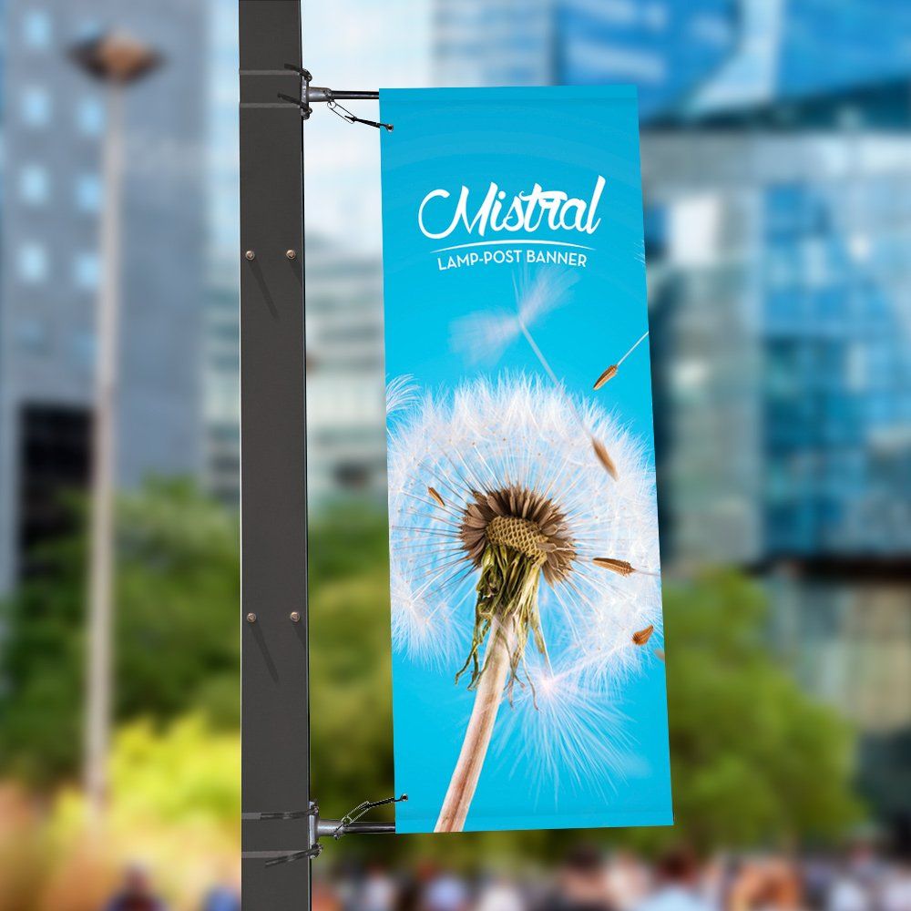 lamp post banner