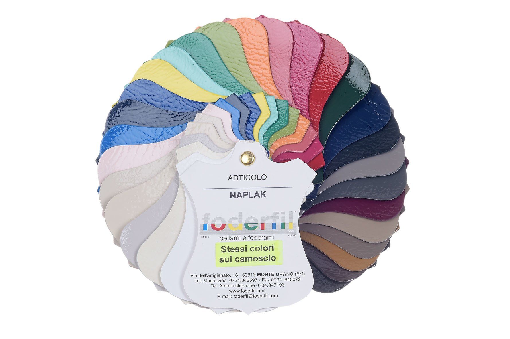 CARTELLA COLORI NAPLAK