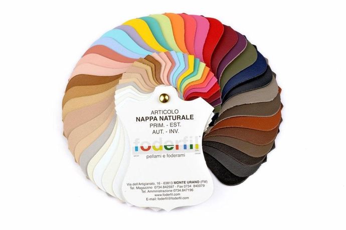 CARTELLA COLORI NAPPA NATURALE CARTELLA COLORI NAPPA NATURALE