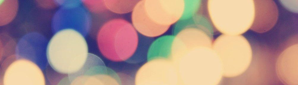Blurred colorful lights.