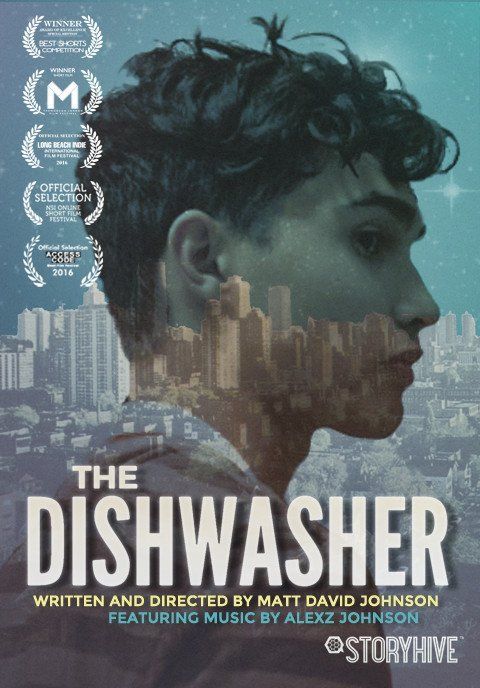 Movie poster: A young person's profile with a city outline overlaid.
