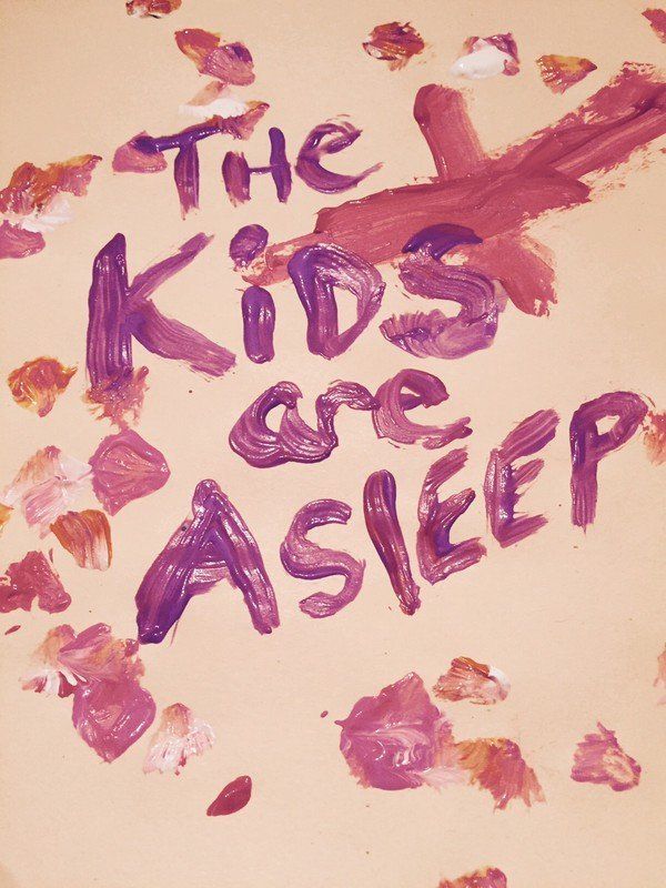 Purple text on beige background: