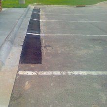 swept parking lot