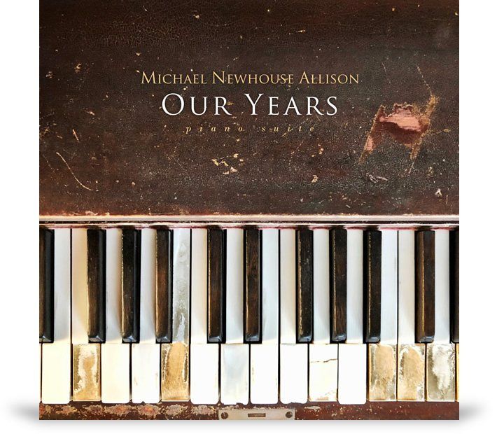 Bridge of Worlds album cover. Music by Michael Newhouse Allison.