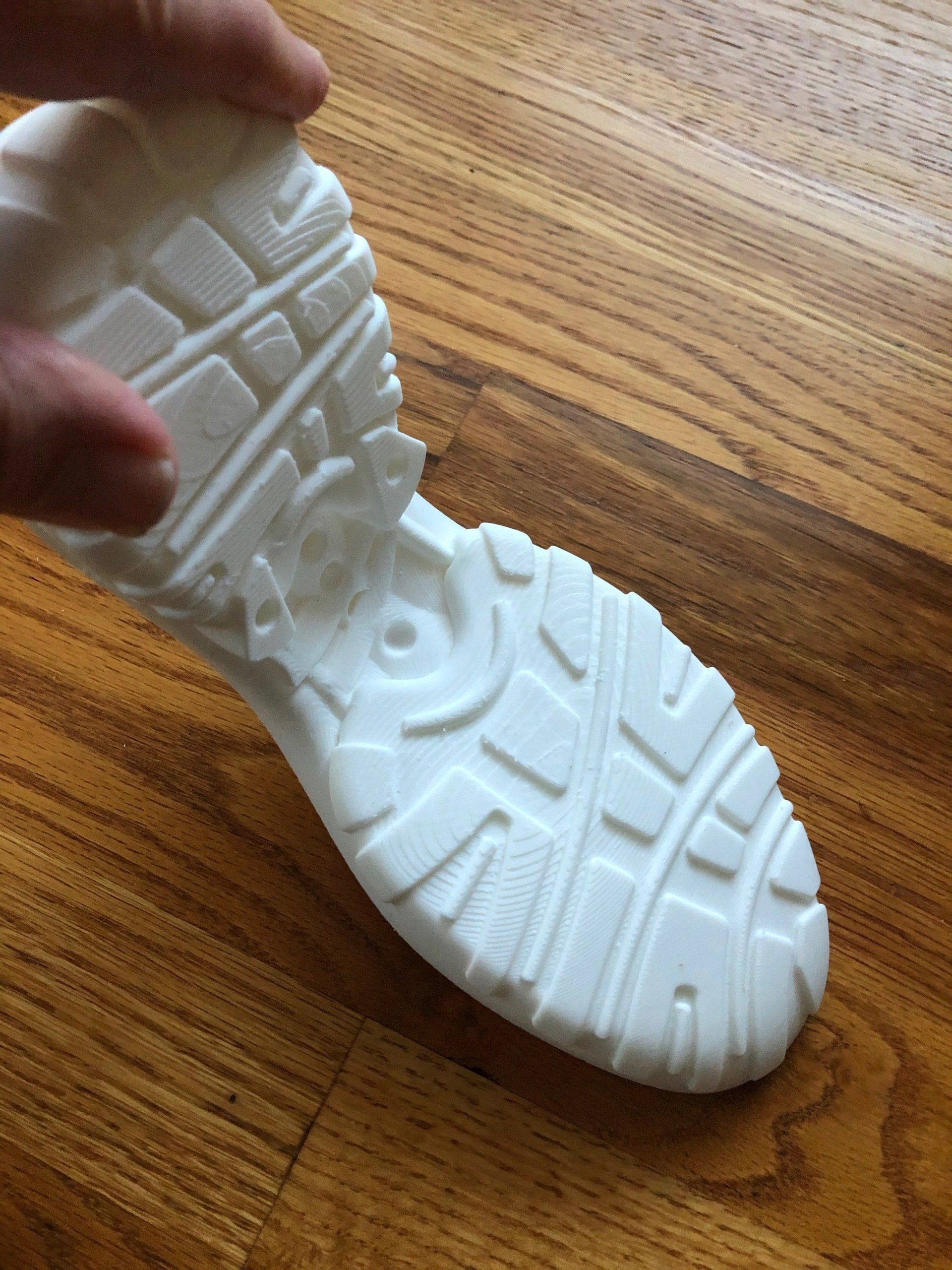 PLA 3d print of TPU shoe sole