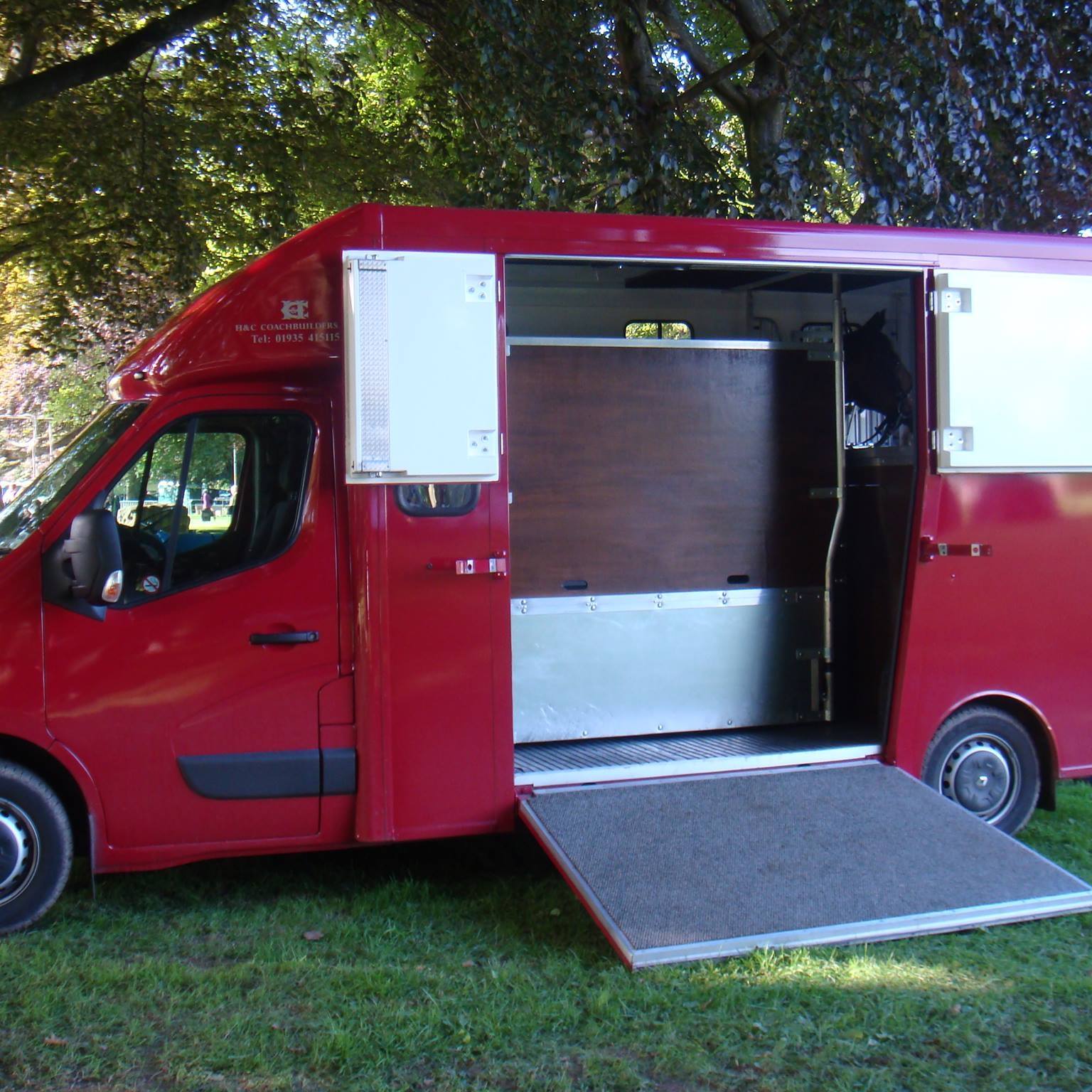a horse van