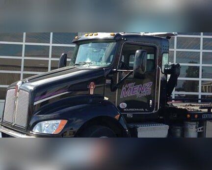 Larry Menz Towing Services, Inc. Truck — Roadside Assistance in Bourbannais, IL Larry Menz Towing Services, Inc. Truck — Roadside Assistance in Bourbannais, IL