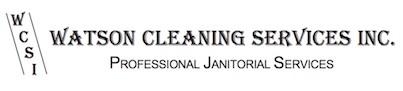 Logo for Watson Cleaning Services Inc., with