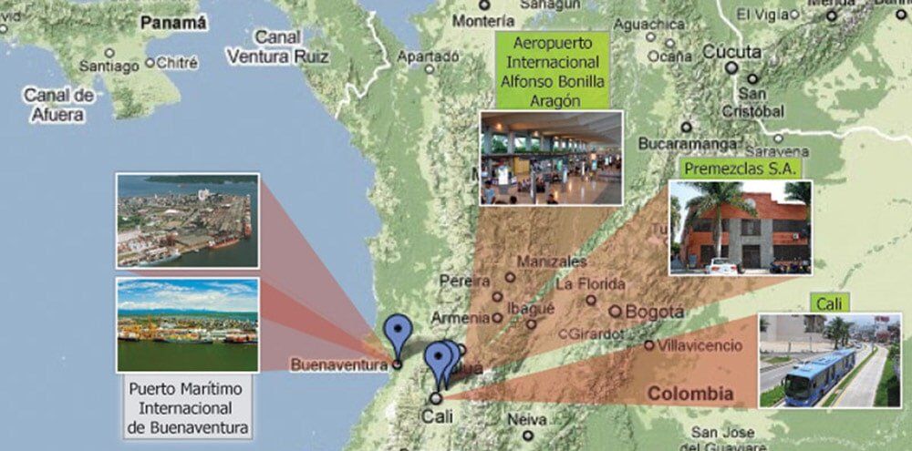 Premezclas S.A. - Mapa