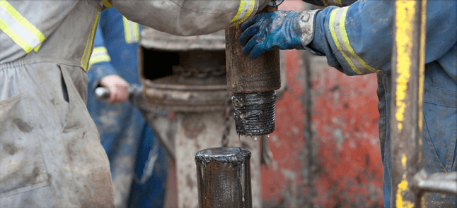A machine that is filled with oil