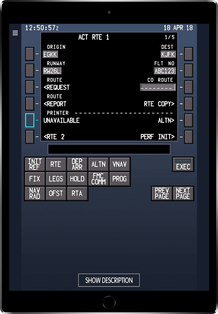 Boeing 787 guide manual iOS app