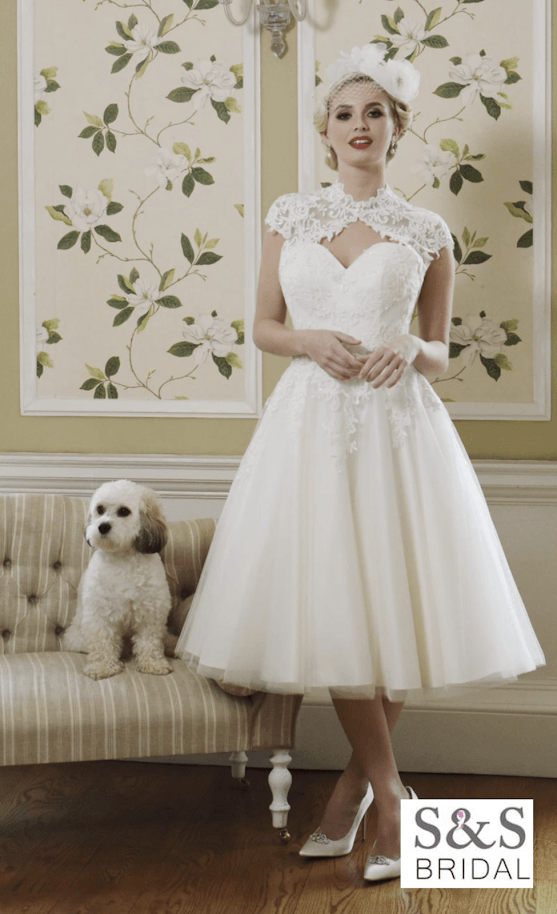 True Bride Brighton Belle Kendall Tea length wedding dress