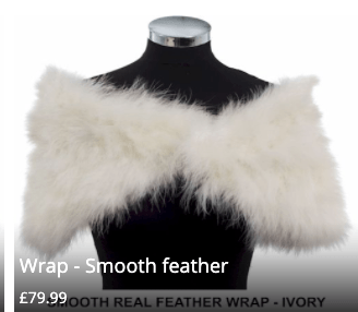 Smooth bridal wrap