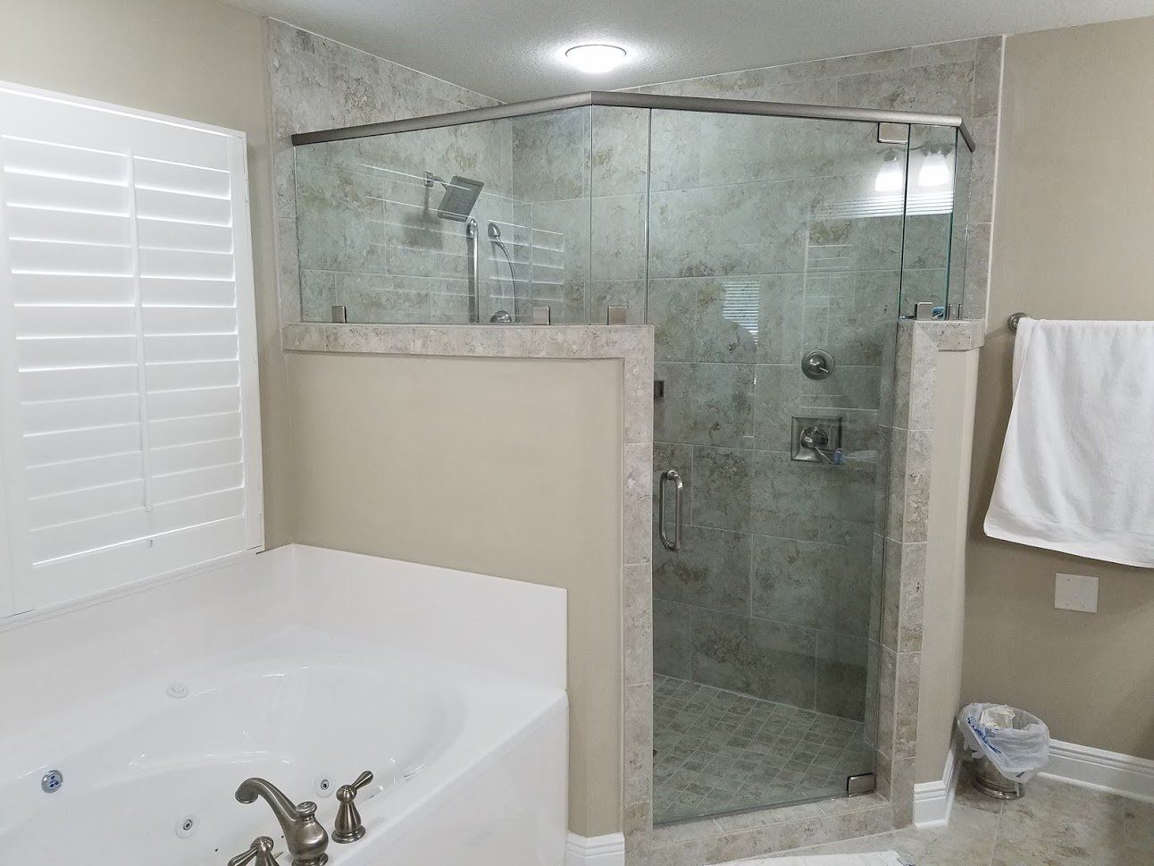 glass shower door installation