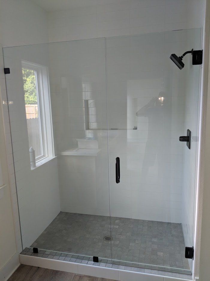 glass shower door installation