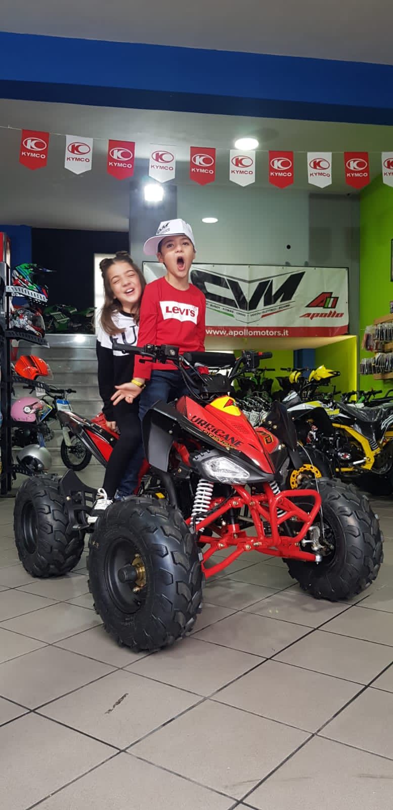 quad mini rosso