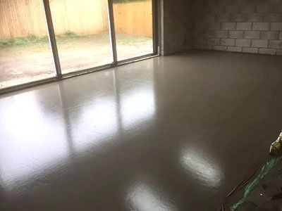 Pumped screed
