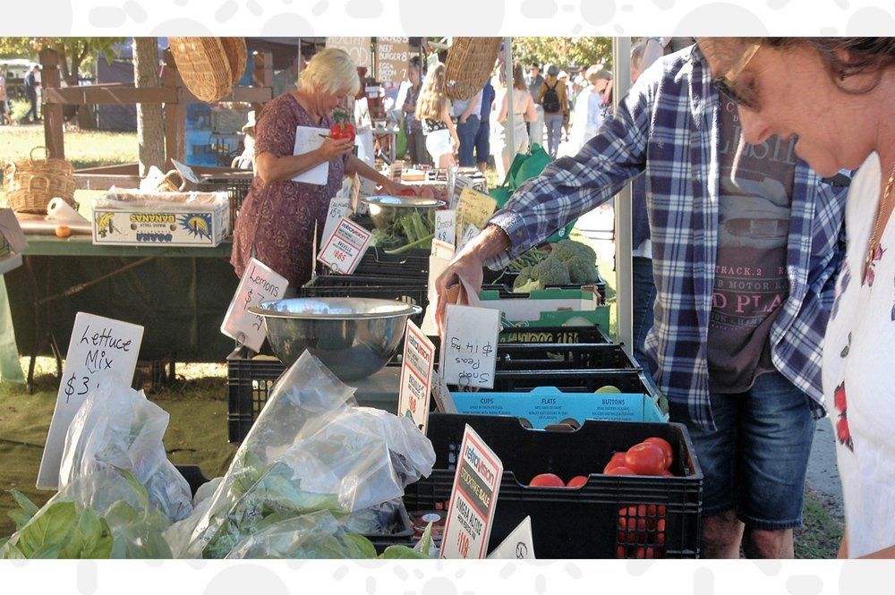 vegetables stall