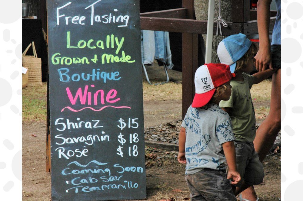 free tasting signage