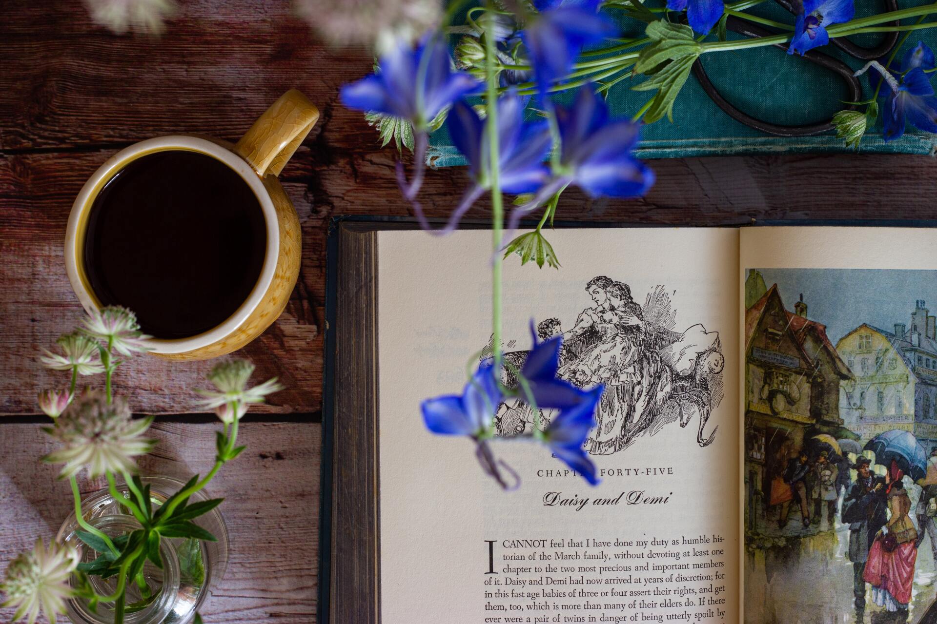 An old German fairytale book