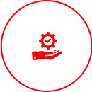hand and widget icon