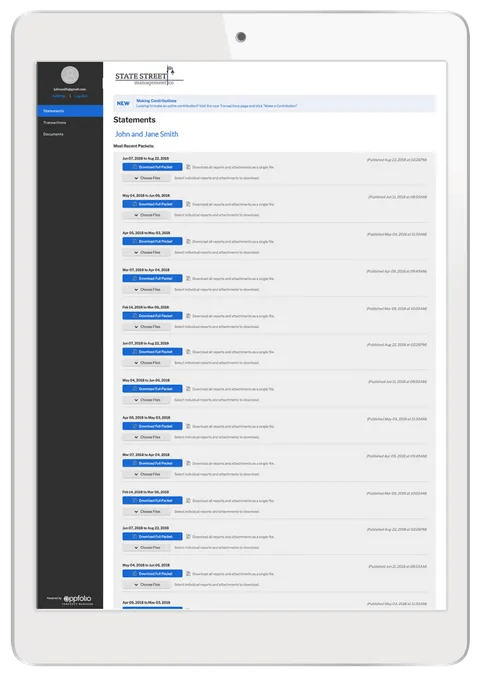 A tablet is open to a page with a lot of lines on it
