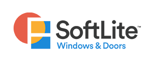 The softlite windows and doors logo is on a white background.