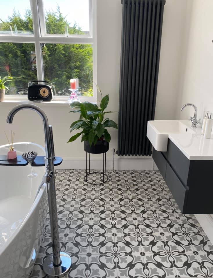 tiles with geometrical patterns