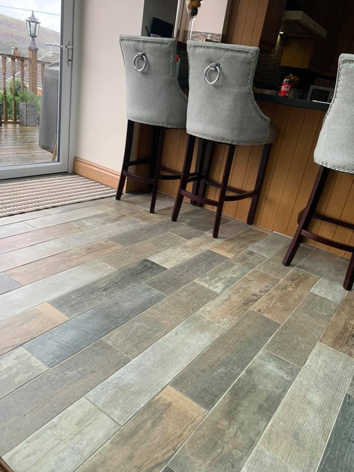 brown tiles