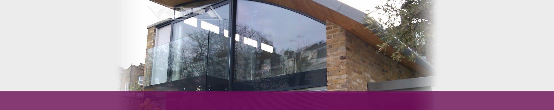 Angled double glazing 1