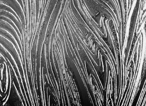 Taffeta texture glass
